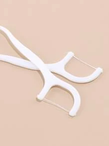 20 piezas palillos de hilo Dental de alta dureza palillos de dientes profesionales palillos palillos dentales - Blanco - Ver 2