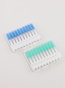 Clean Teeth Brush Teeth, 40pcs Plastic Disposable To Deep Clean Brush Teeth Travel, Living Room Home Bedroom Bathroom House Decor, Travel Stuff, Wedding, Party, Birthday, Gifts For Men Mom Dad Friends, New Years, Accessories, Funny Gift - Multicolor - View 2