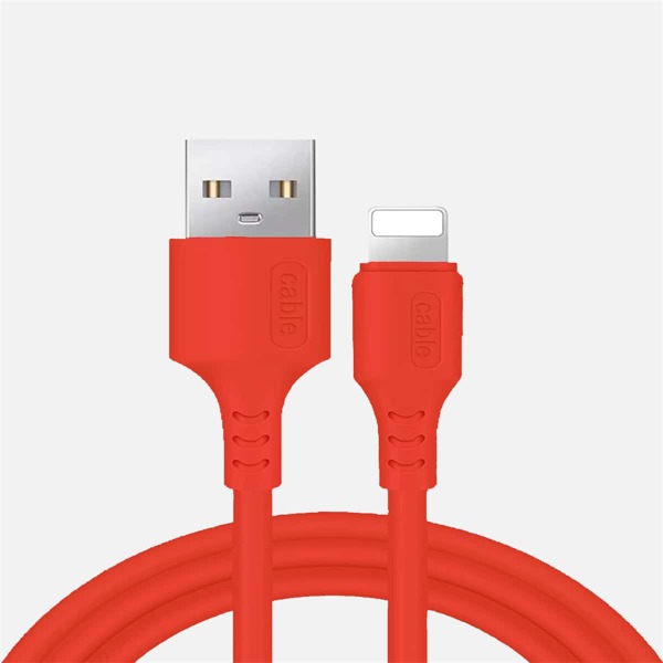 

1M Fast Charging Data Cable For iPhone, Burgundy