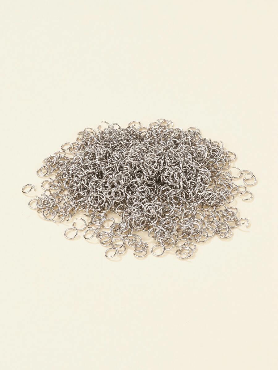 1 gói Nhẫn Open Jump bằng thép không gỉ 304 Đầu nối kim loại để làm đồ trang sức DIY và phụ kiện móc khóa Nhẫn Open Jump màu thép không gỉ để làm trang sức và sửa chữa vòng cổ - Bạc - Xem 1