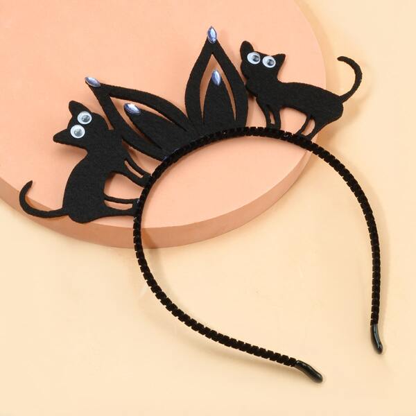 

Toddler Girls Halloween Costume Hair Hoop, Black