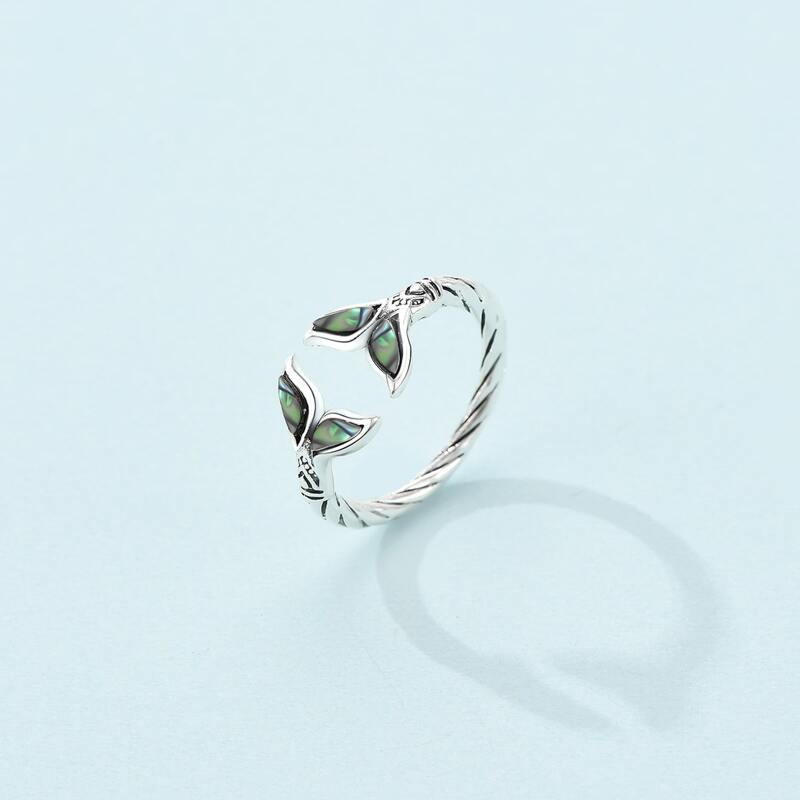 

Fish Tail Decor Cuff Ring, Multicolor