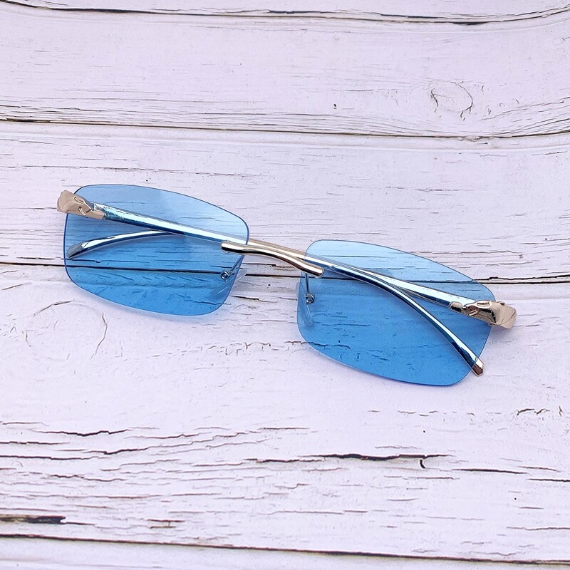 

Rimless Tinted Lens Sunglasses