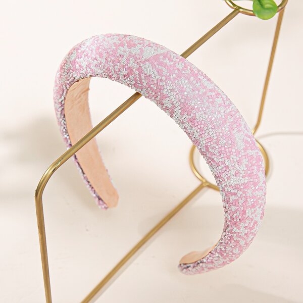 

1pc Padded Headband, Multicolor