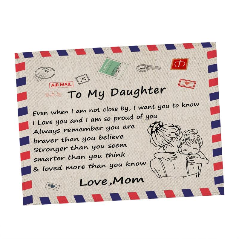 

Letter Graphic Placemat, Multicolor
