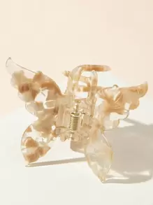 1pc Women's Elegant & Versatile Acetate Butterfly Style Strong Hold Hair Claw With Anti-slip Design, Suitable For Daily Use And As Gift - Multicolor - View 4