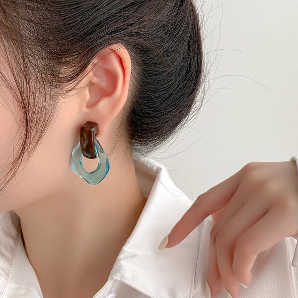 

Geo Decor Earrings, Multicolor
