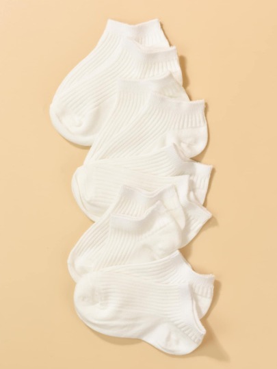 兒童5雙素色短襪