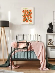 1pc Fruit Print Unframed Painting - Multicolor - View 7