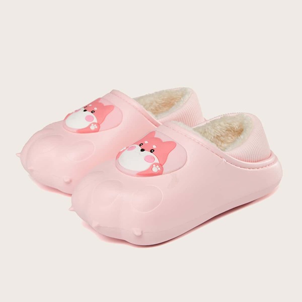 

Toddler Girls Cartoon Graphic Slipper, Pink