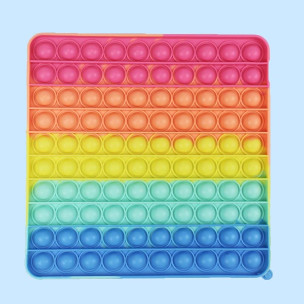 

1pc Square Push Pop Bubble, Multicolor