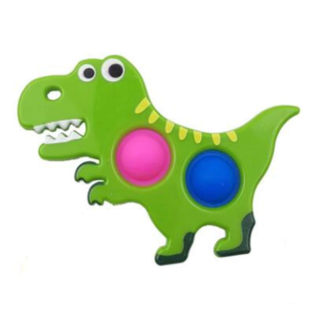 

1pc Random Dinosaur Push Pop Bubble, Multicolor