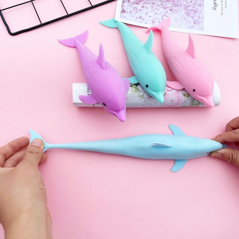 

1pc Random Dolphin Pinch Toy, Multicolor