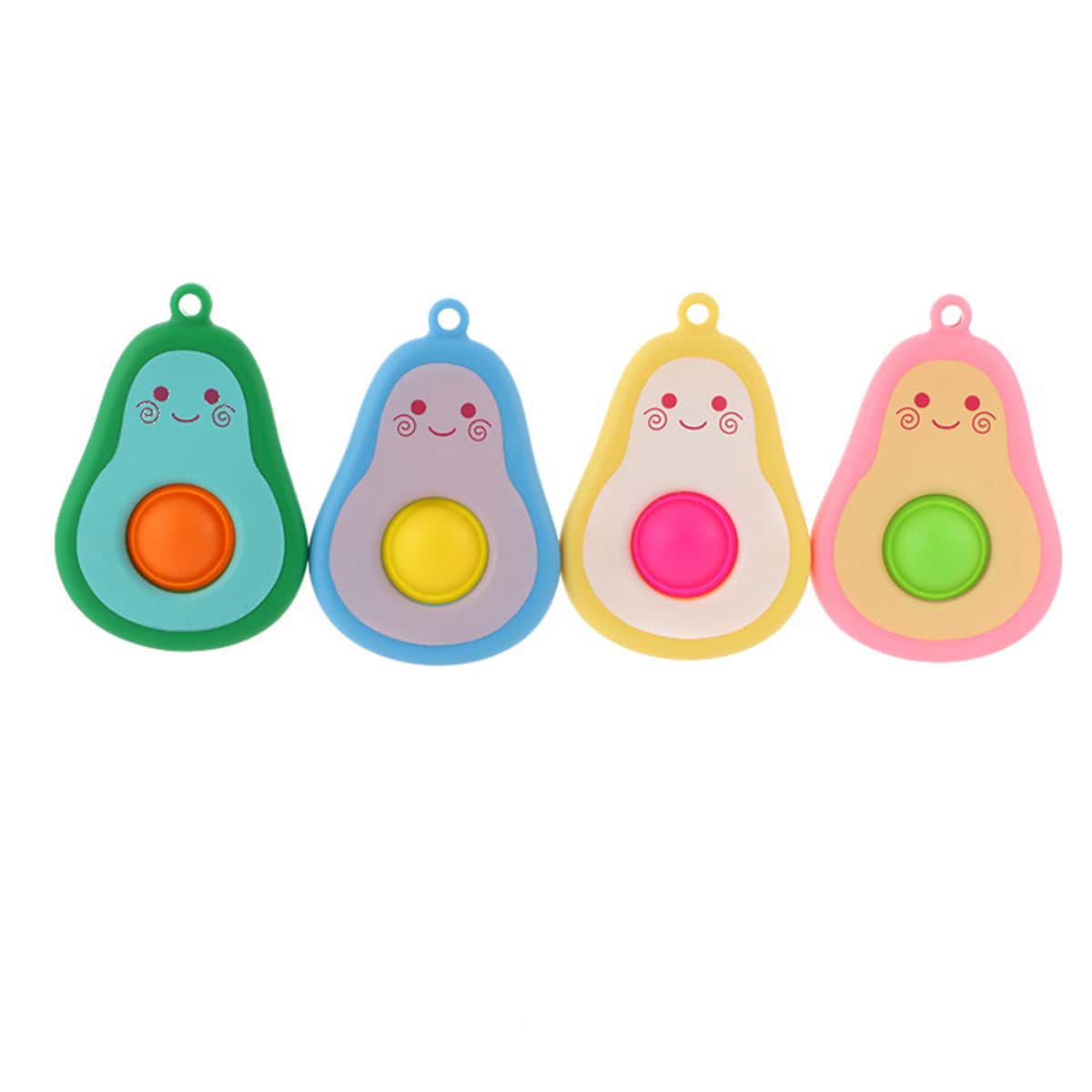 

1pc Random Avocado Push Pop Bubble, Multicolor