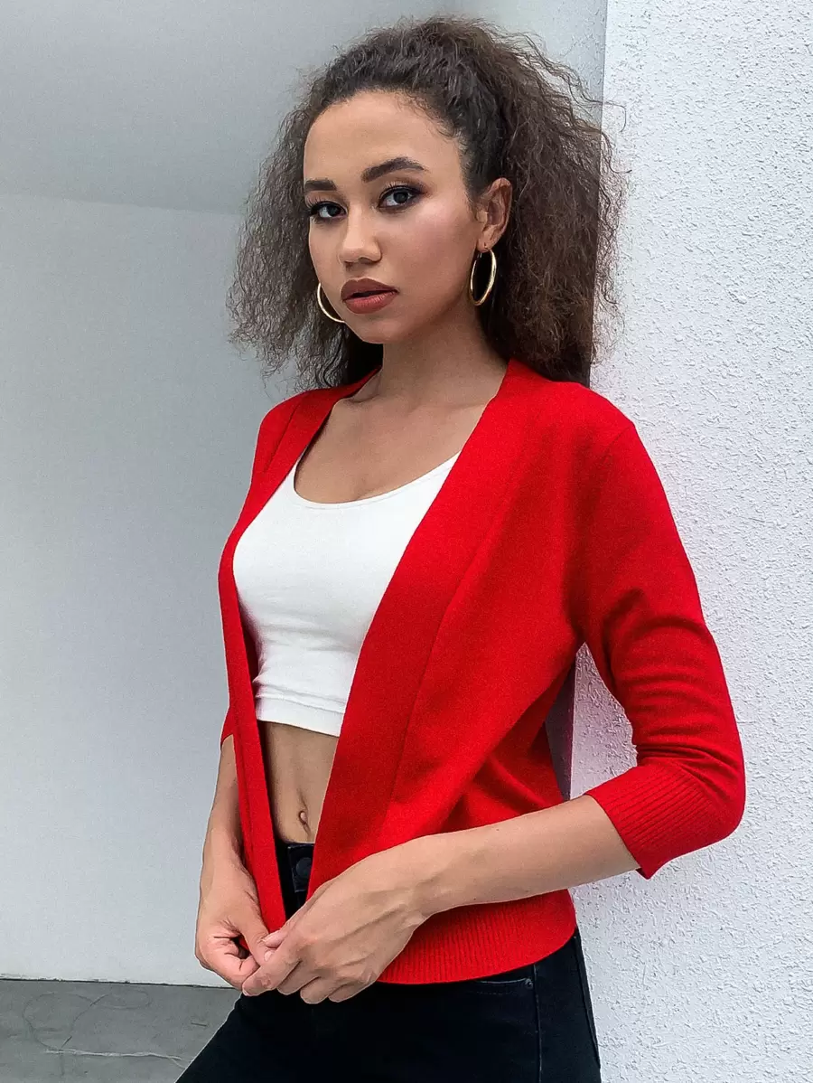 AAmilife 纯色休闲设计开衫