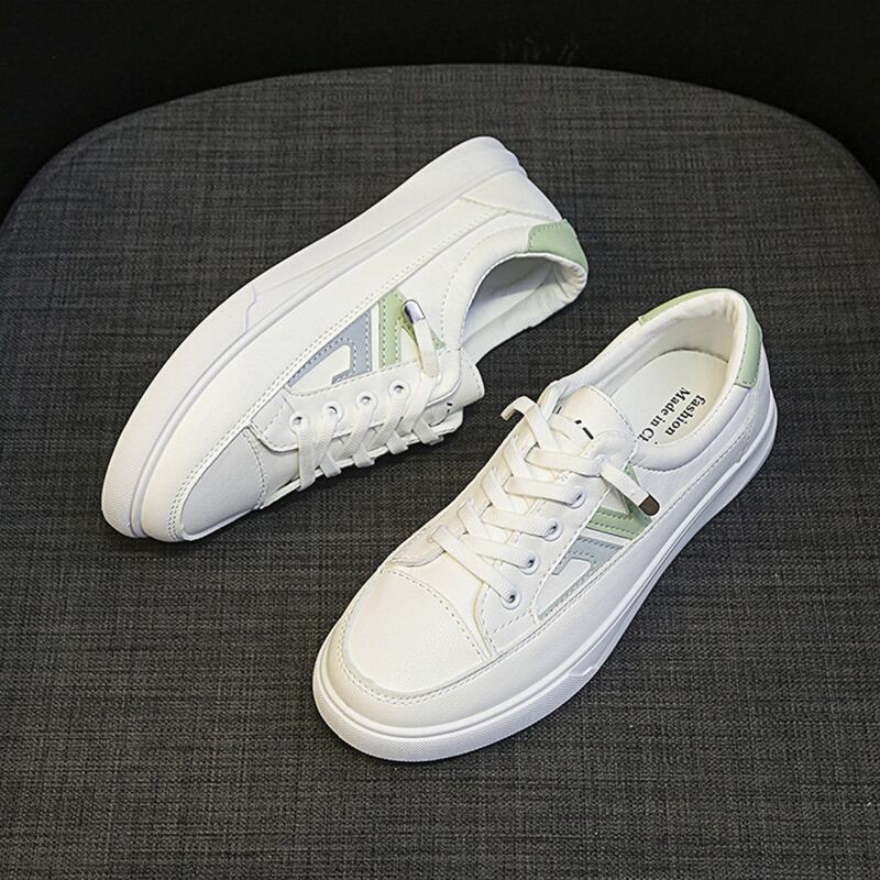 

Lace-up Decor Skate Shoes, Green