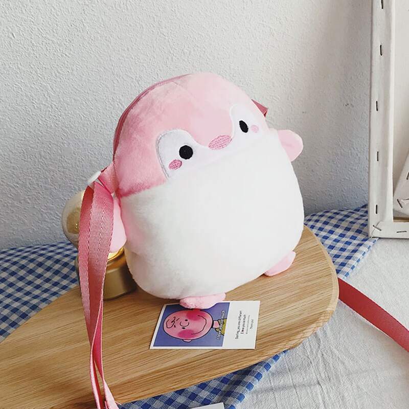 

Fluffy Crossbody Bag, Pink
