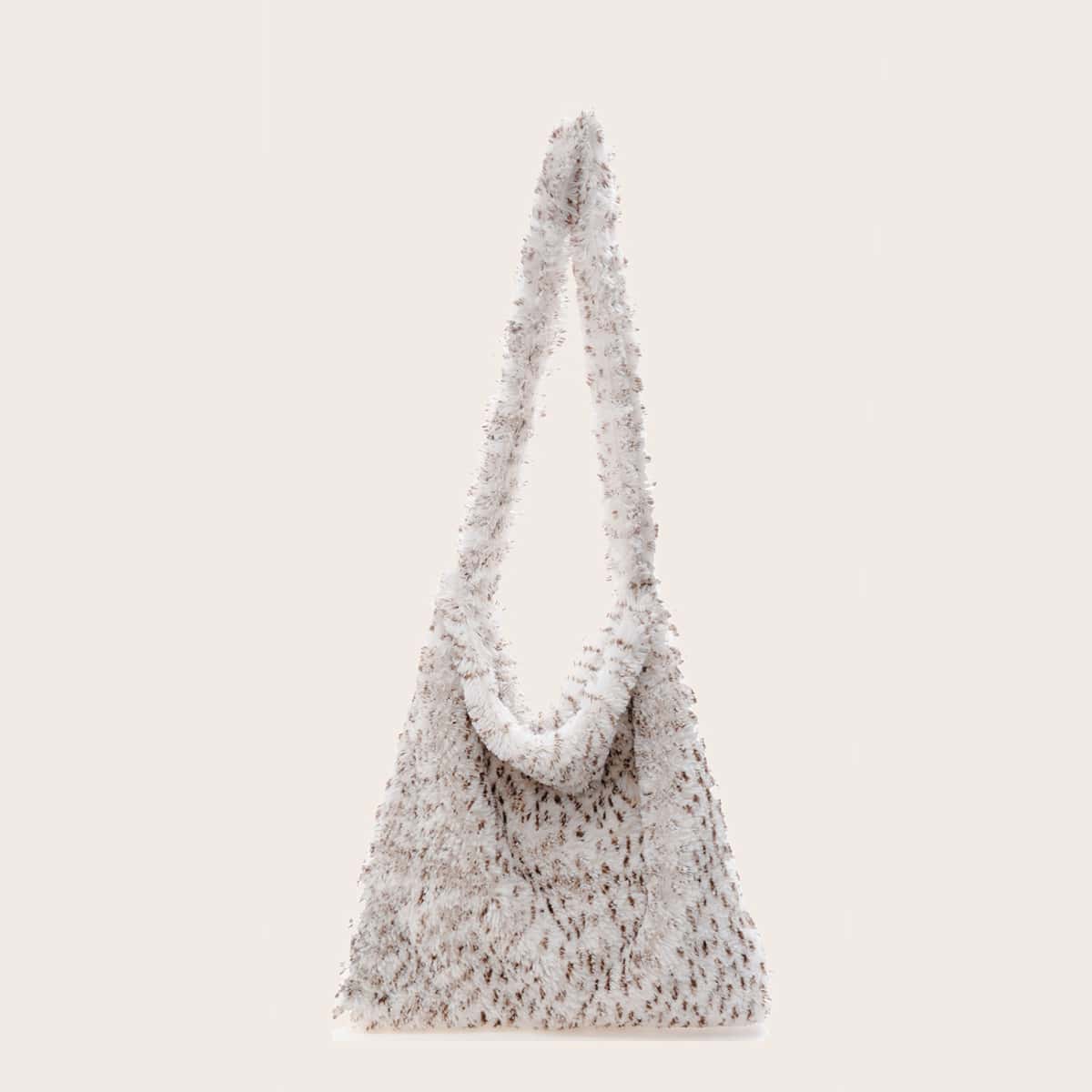 

Fluffy Shoulder Bag, Multicolor