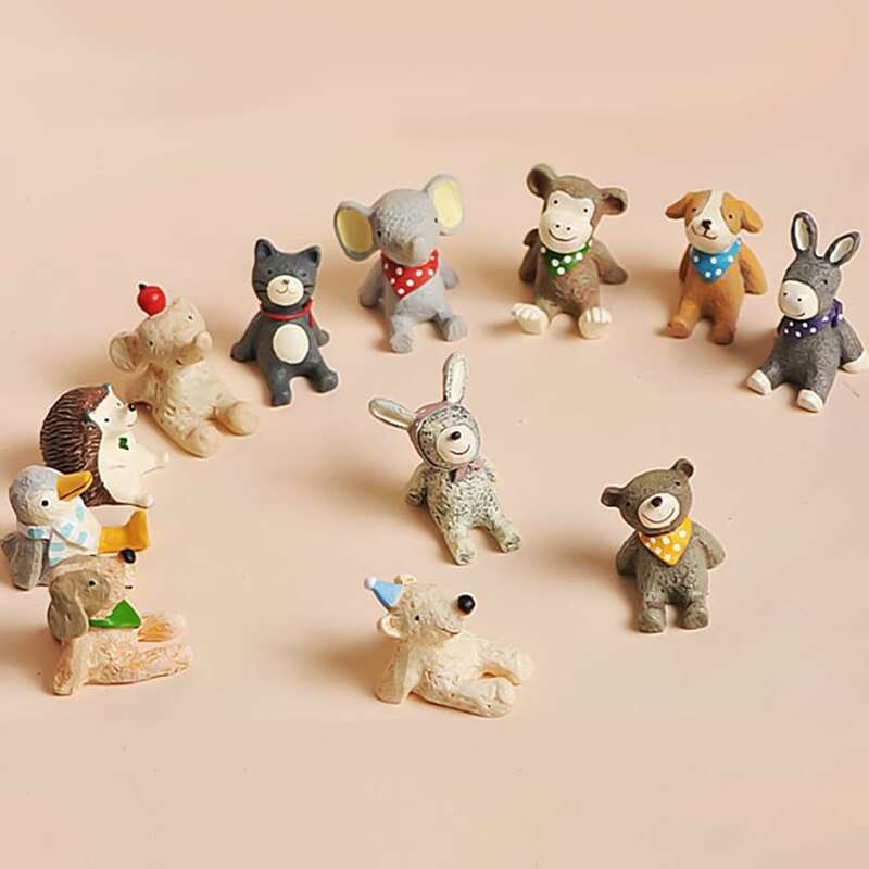 

1pc Random Cartoon Animal Ornament, Multicolor