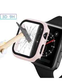 1入組極簡風格保護殼適用於Apple Watch - 粉色 - 查看 4