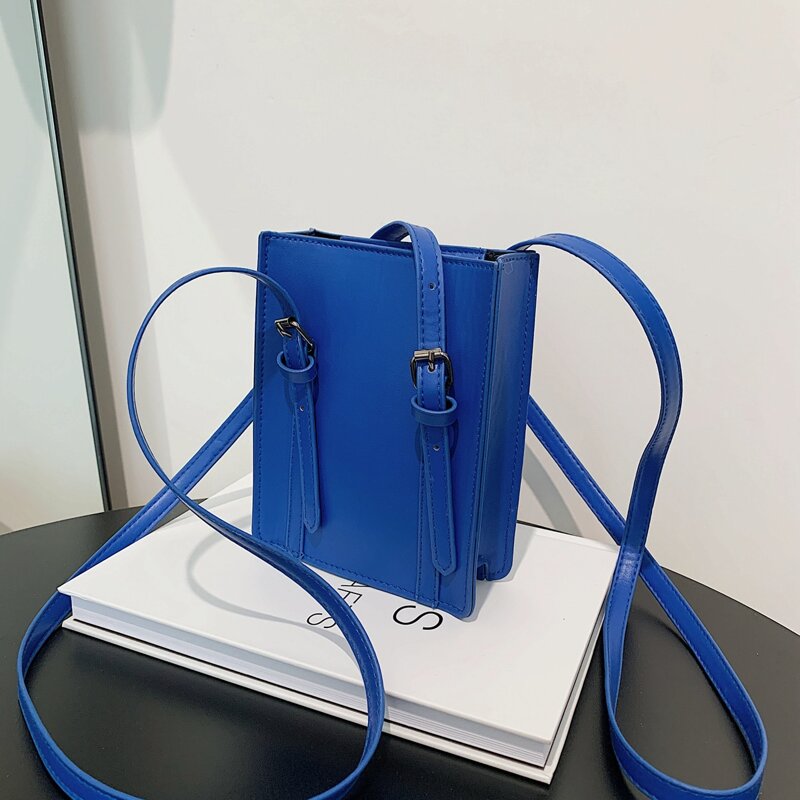 

Minimalist Shoulder Bag, Blue