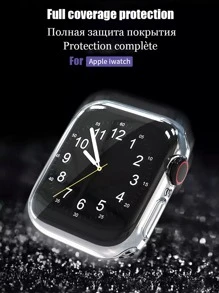 1入組極簡風格保護殼適用於Apple Watch - 無色 - 查看 4