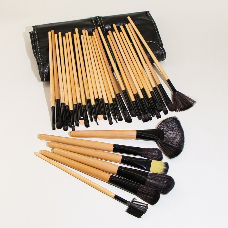 

32pcs Makeup Brush Set, Black