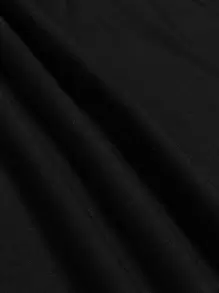 Manfinity Áo nỉ Nam Lá thư Giải trí - màu đen - Xem 4