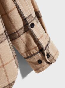 GENTILAND Lỏng lẻo phù hợp Nam Kẻ sọc In Áo sơ mi ( Without Tee ) - Nhiều màu - Xem 4