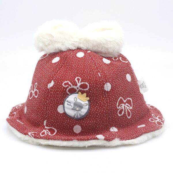 

Toddler Kids Bow Decor Bucket Hat, Red