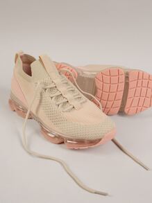 Giày Giản dị Nữ Ren lên Khối Màu Ren lên Thể thao - Nhiều màu - Xem 2