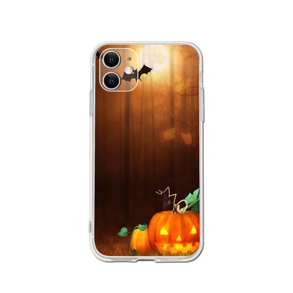 

Halloween Cartoon Graphic Phone Case, Multicolor