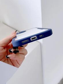 Funda para móvil marco en contraste - Azul Marino - Ver 3