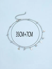 Collar con estrella - Plateado - Ver 4