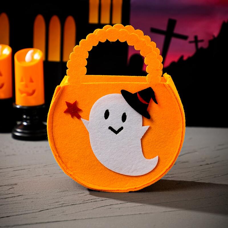 

Halloween Ghost Satchel Bag, Orange