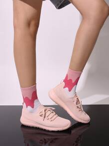 CUCCOO BASICS Lace-up Decor Running Shoes