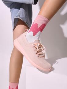 CUCCOO BASICS Lace-up Decor Running Shoes