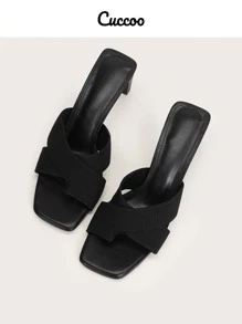 Cuccoo Heeled Sandals - màu đen - Xem 1