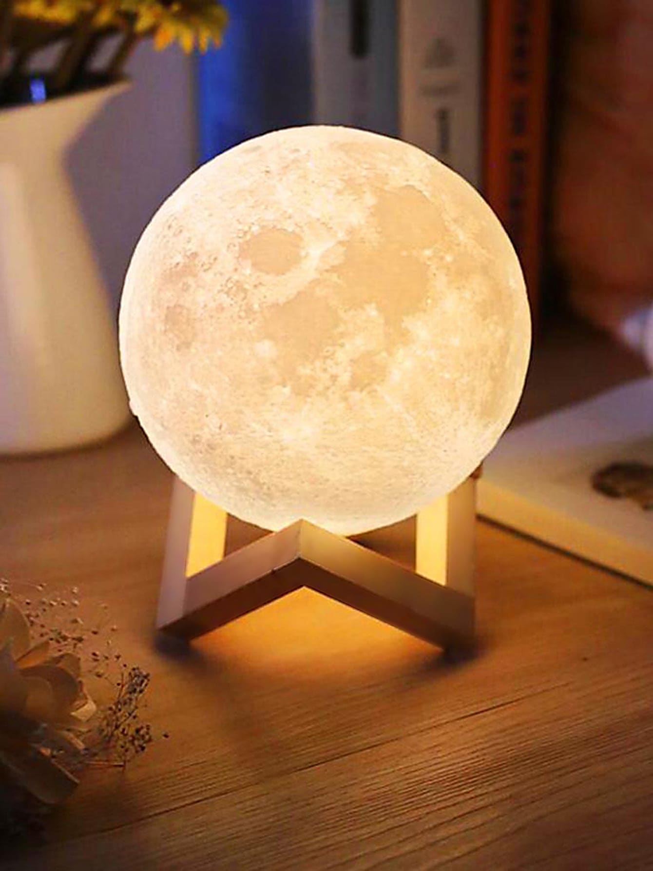 Luz decorativa luna en forma de - Amarillo - Ver 1