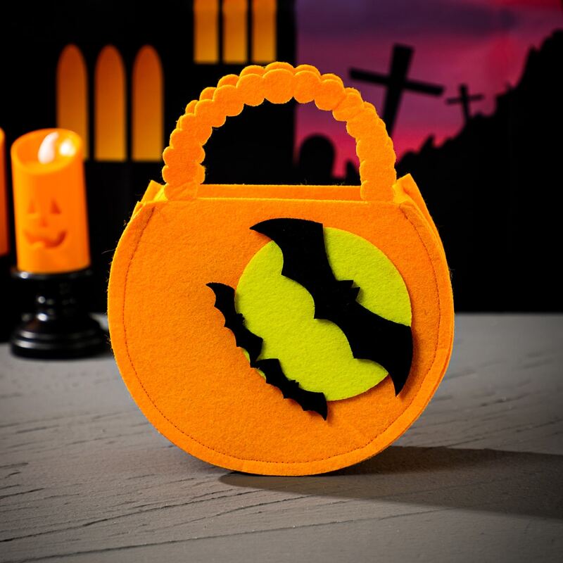 

Halloween Bat Satchel Bag, Orange