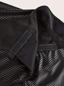 The Barber Shop Hair Salon Uses Hair Shawl 1pc Black Oil Dyed Hair Shawl Adult Hair Cut Cloth - Black - View 4