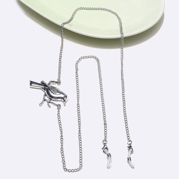 

Bird Decor Glasses Chain, Silver