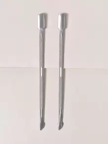 轉換你指甲片帶表皮推和去除器2入組指甲死皮推手適合女士和女孩 - 灰色 - 查看 1