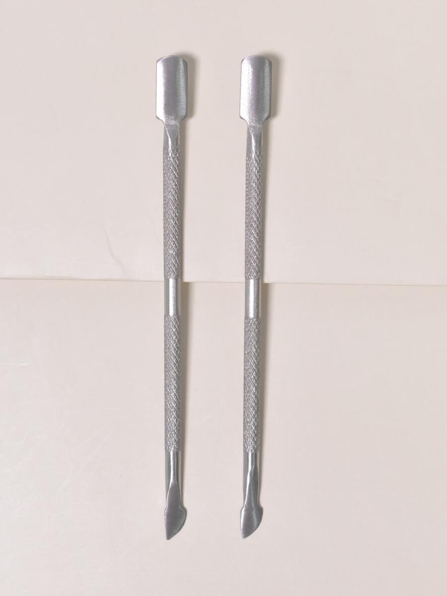 轉換你指甲片帶表皮推和去除器2入組指甲死皮推手適合女士和女孩 - 灰色 - 查看 1