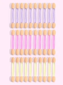 MAANGE 30 que phấn mắt hai đầu dùng một lần, dụng cụ trang điểm dễ dàng mang theo khi đi du lịch, bộ cọ, bộ cọ trang điểm, bộ cọ trang điểm, bộ trang điểm hoàn chỉnh, bộ cọ trang điểm, bộ trang điểm hoàn chỉnh, bộ cọ, bộ cọ trang điểm, bộ quà tặng trang điểm, bộ - Nhiều màu - Xem 1