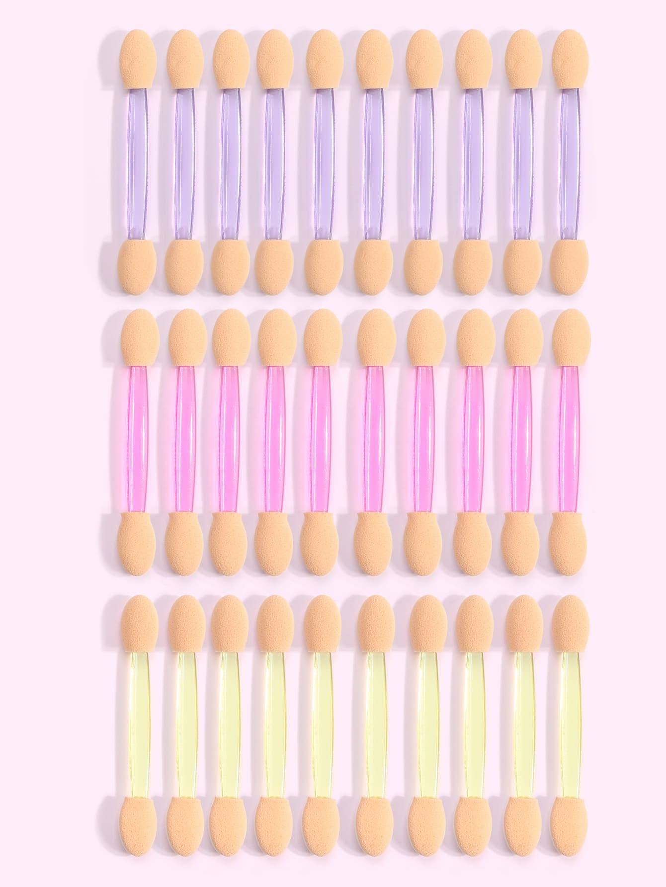 MAANGE 30 que phấn mắt hai đầu dùng một lần, dụng cụ trang điểm dễ dàng mang theo khi đi du lịch, bộ cọ, bộ cọ trang điểm, bộ cọ trang điểm, bộ trang điểm hoàn chỉnh, bộ cọ trang điểm, bộ trang điểm hoàn chỉnh, bộ cọ, bộ cọ trang điểm, bộ quà tặng trang điểm, bộ - Nhiều màu - Xem 1