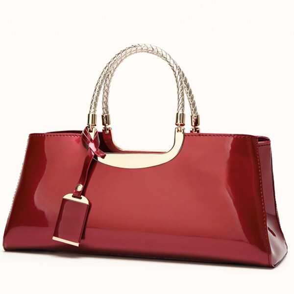

Minimalist Tote Bag, Burgundy