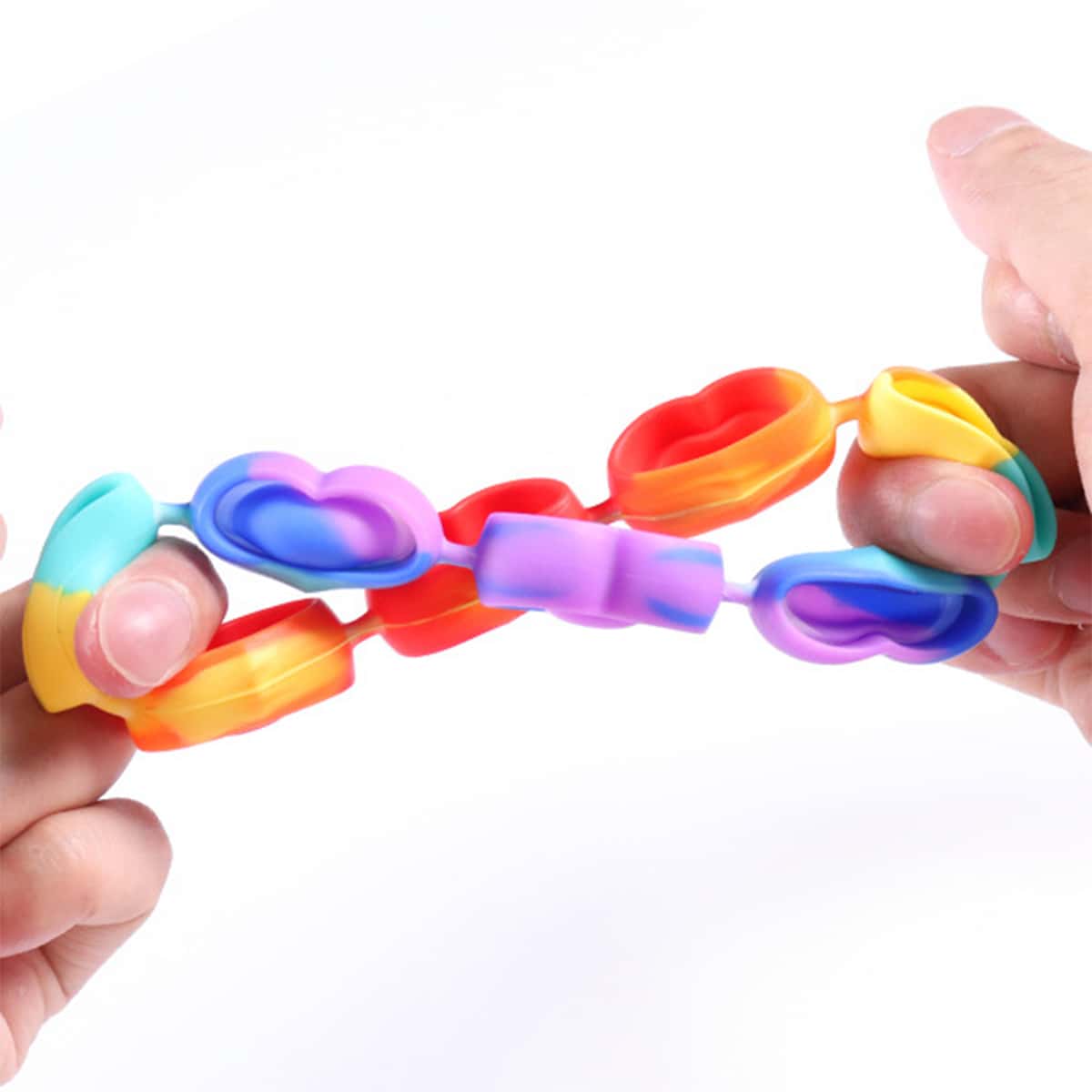 

1pc Heart Push Pop Bubble, Multicolor