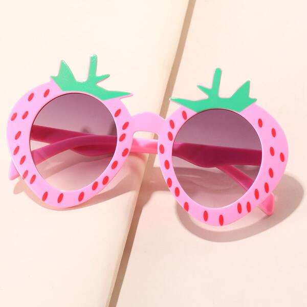 

Kids Strawberry Frame Sunglasses, Pink