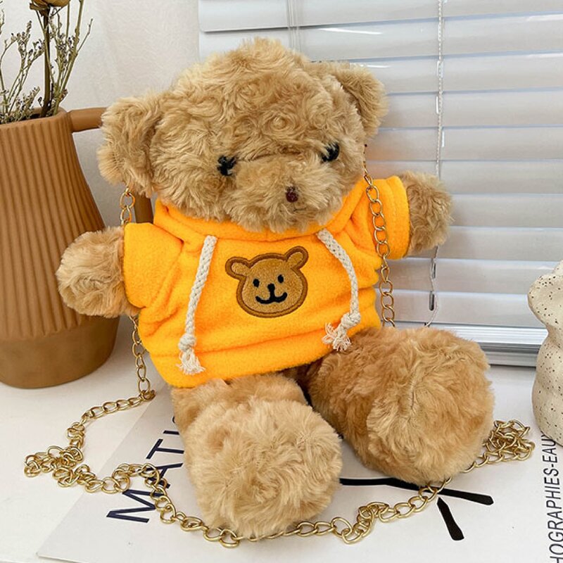 

Bear Shaped Crossbody Bag, Brown
